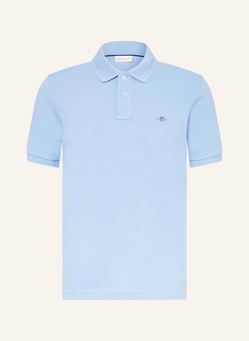 Gant Piqué-Poloshirt blau von Gant