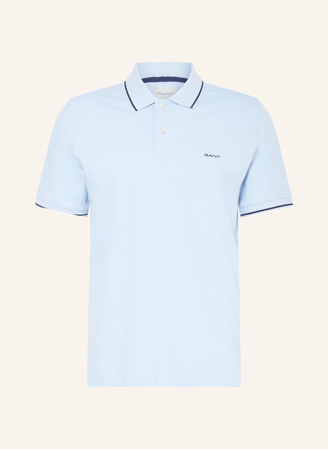 Gant Piqué-Poloshirt blau Gant Piqué-Poloshirt blau von Gant
