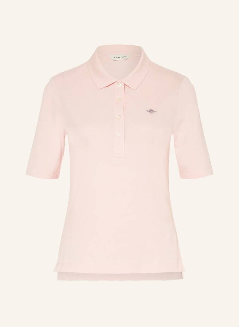 Gant Piqué-Poloshirt rosa von Gant