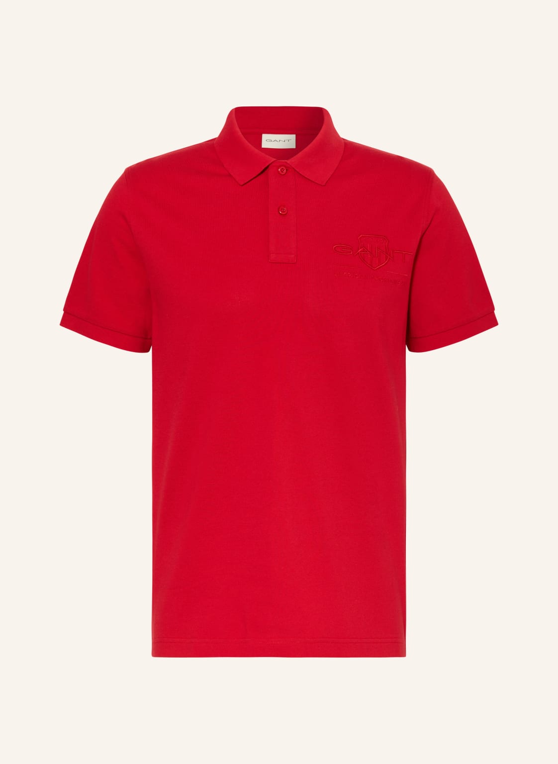 Gant Piqué-Poloshirt rot von Gant