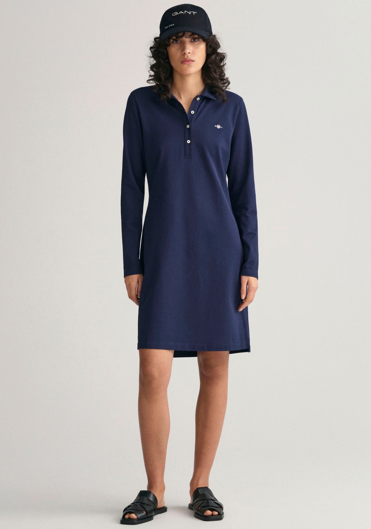 Gant Polokleid »SLIM SHIELD LS PIQUE DREKA« von Gant