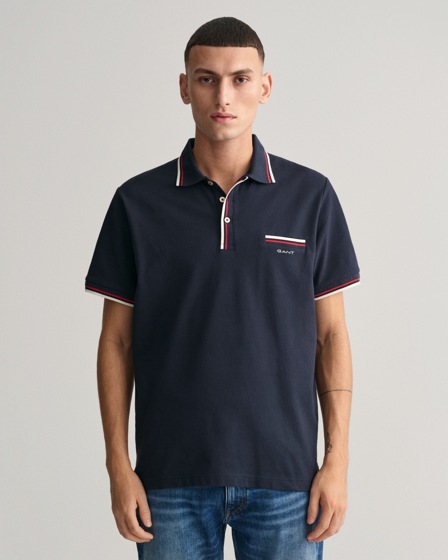 Gant Poloshirt »2-COL TIPPING SS PIQUE POLO« von Gant