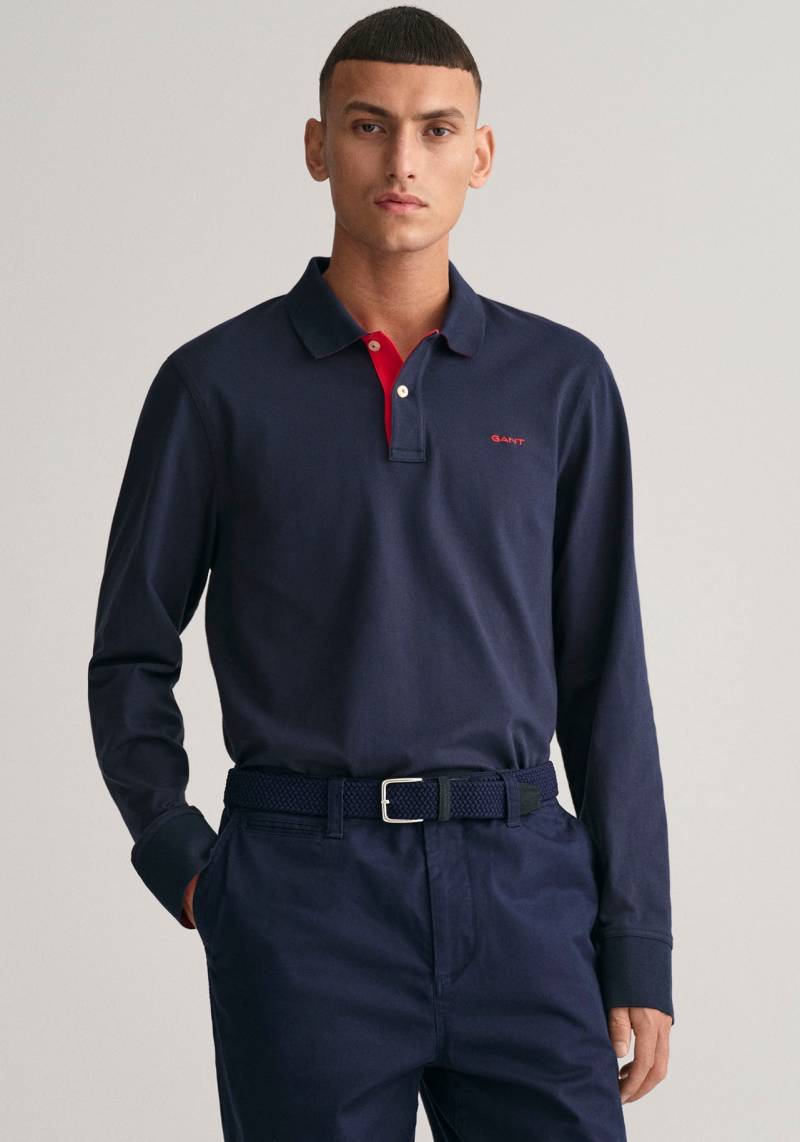 Gant Poloshirt »REG CONTRAST PIQUE LS RUGGER« von Gant