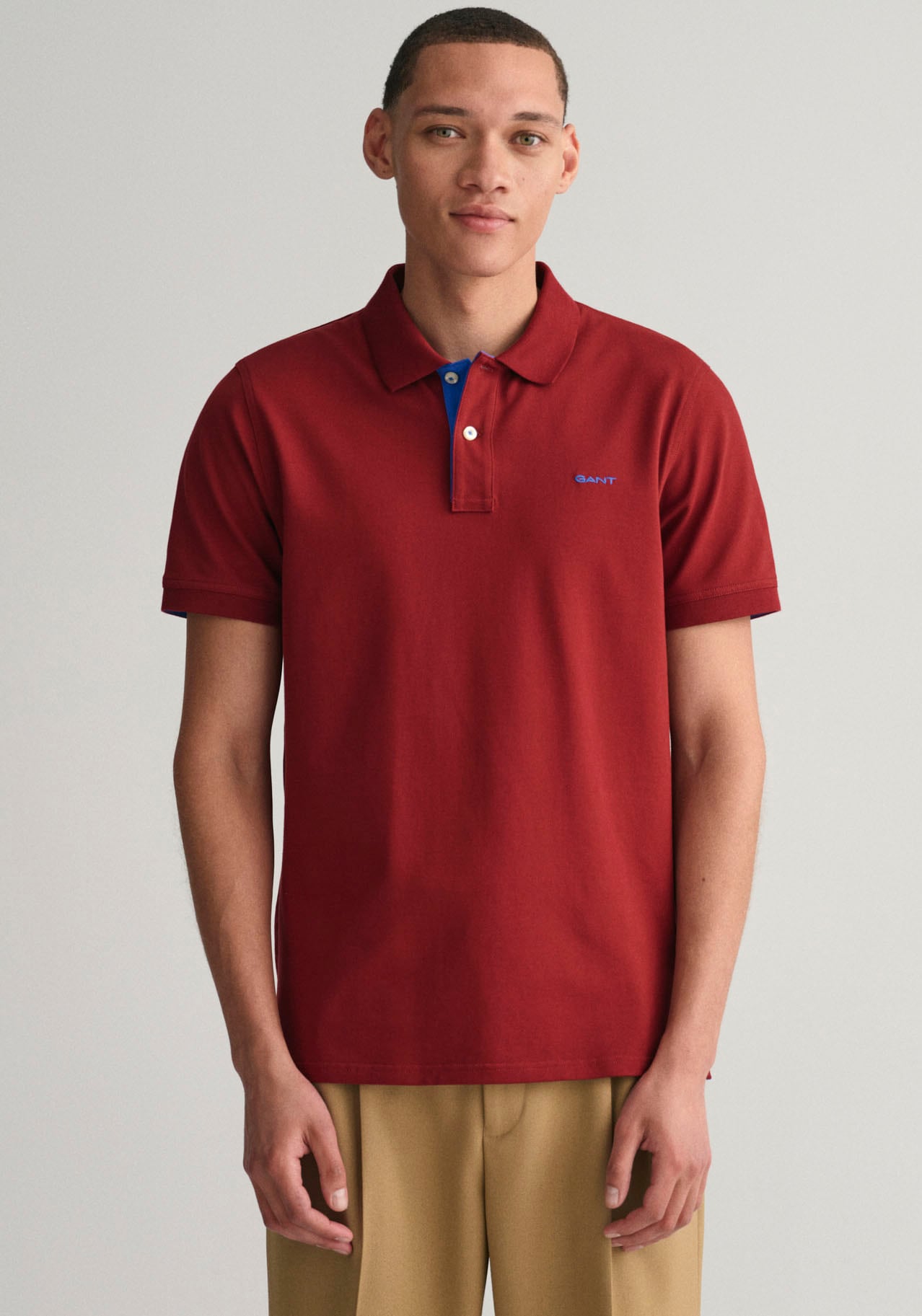 Gant Poloshirt »REG CONTRAST PIQUE SS RUGGER« von Gant