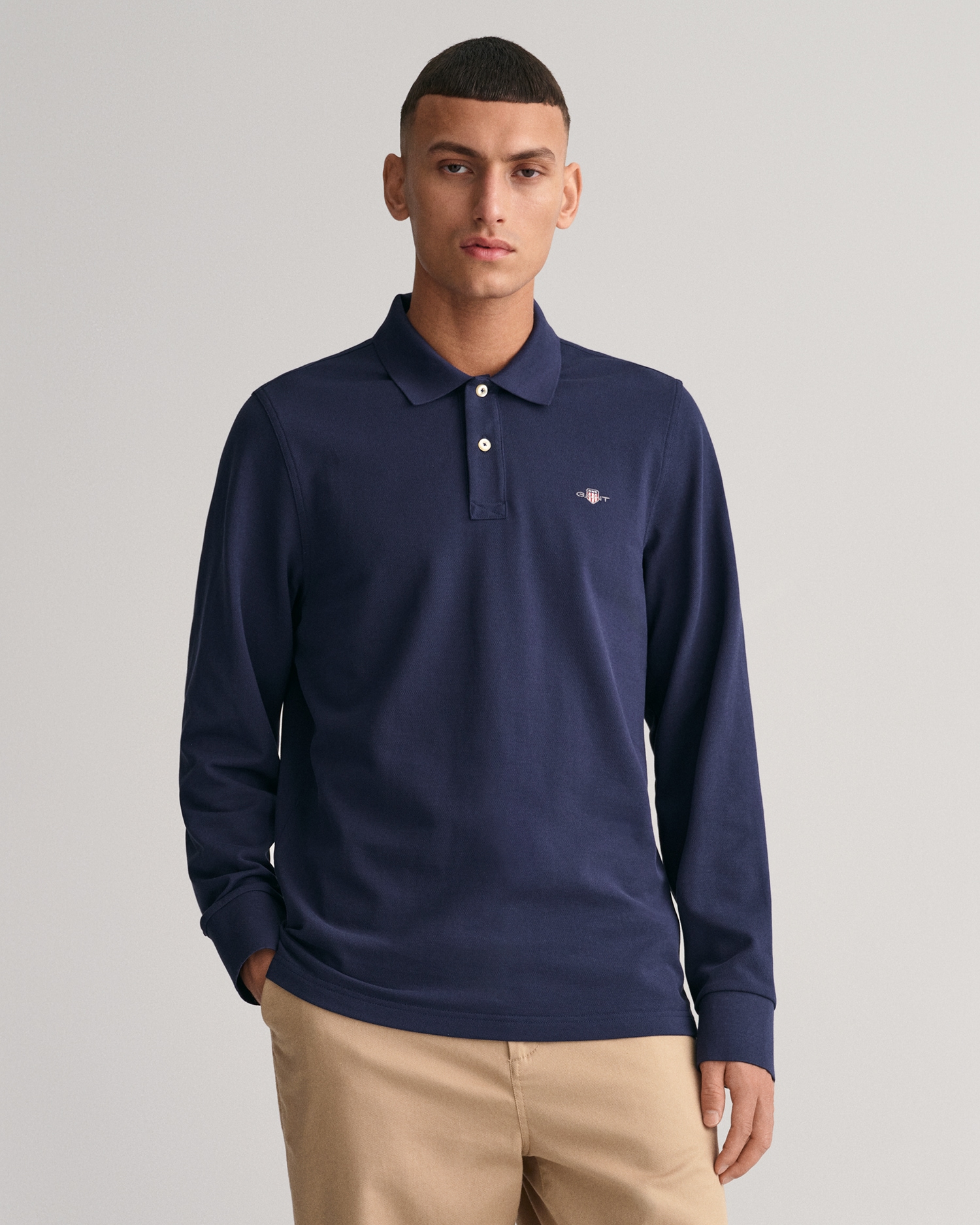 Gant Poloshirt »REG SHIELD LS PIQUE RUGGER« von Gant