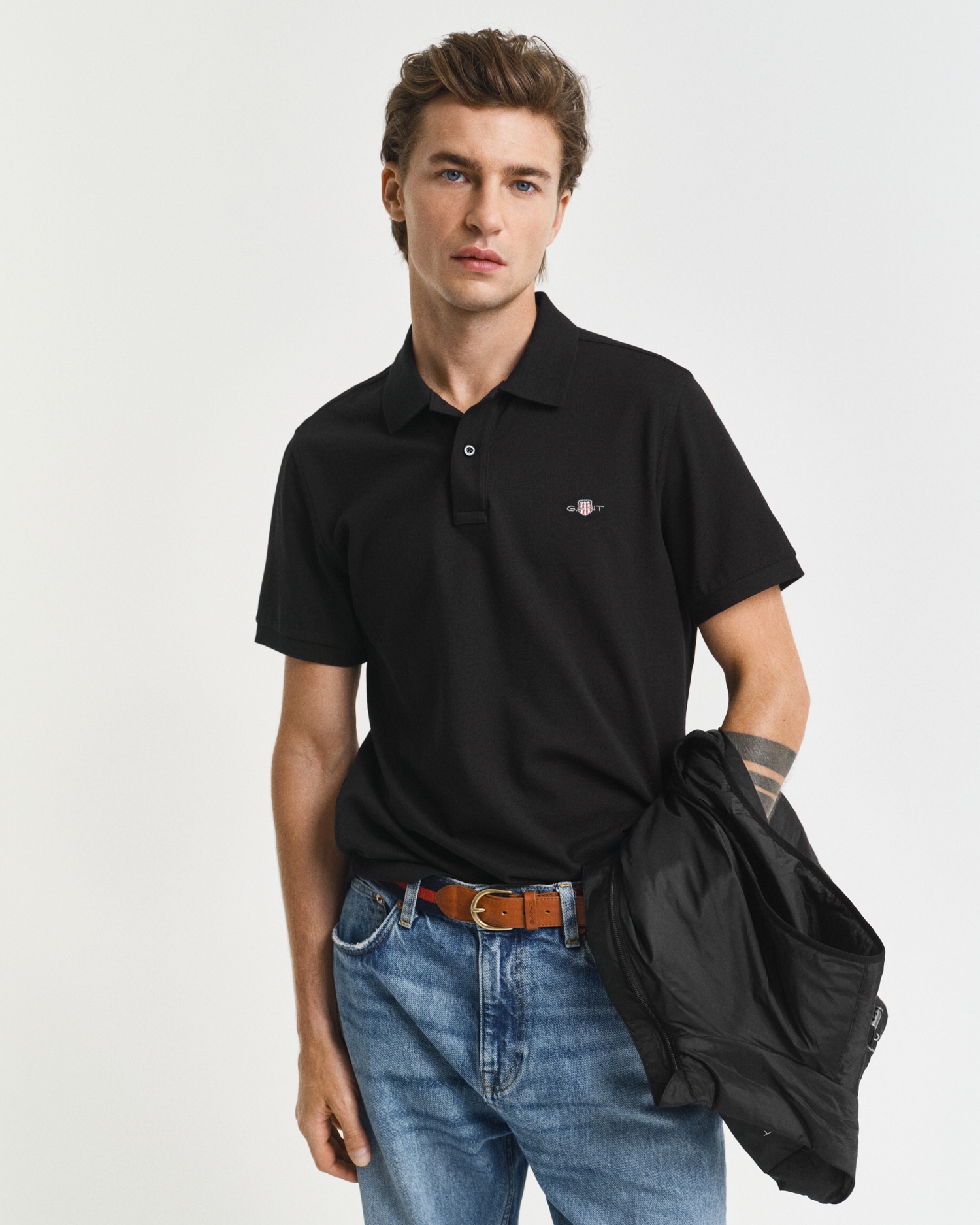 Gant Poloshirt »REG SHIELD SS PIQUE POLO«, mit Logo und Flachstrickkragen 100% Baumwolle Pique Gant Poloshirt »REG SHIELD SS PIQUE POLO«, mit Logo und Flachstrickkragen 100% Baumwolle Pique von Gant