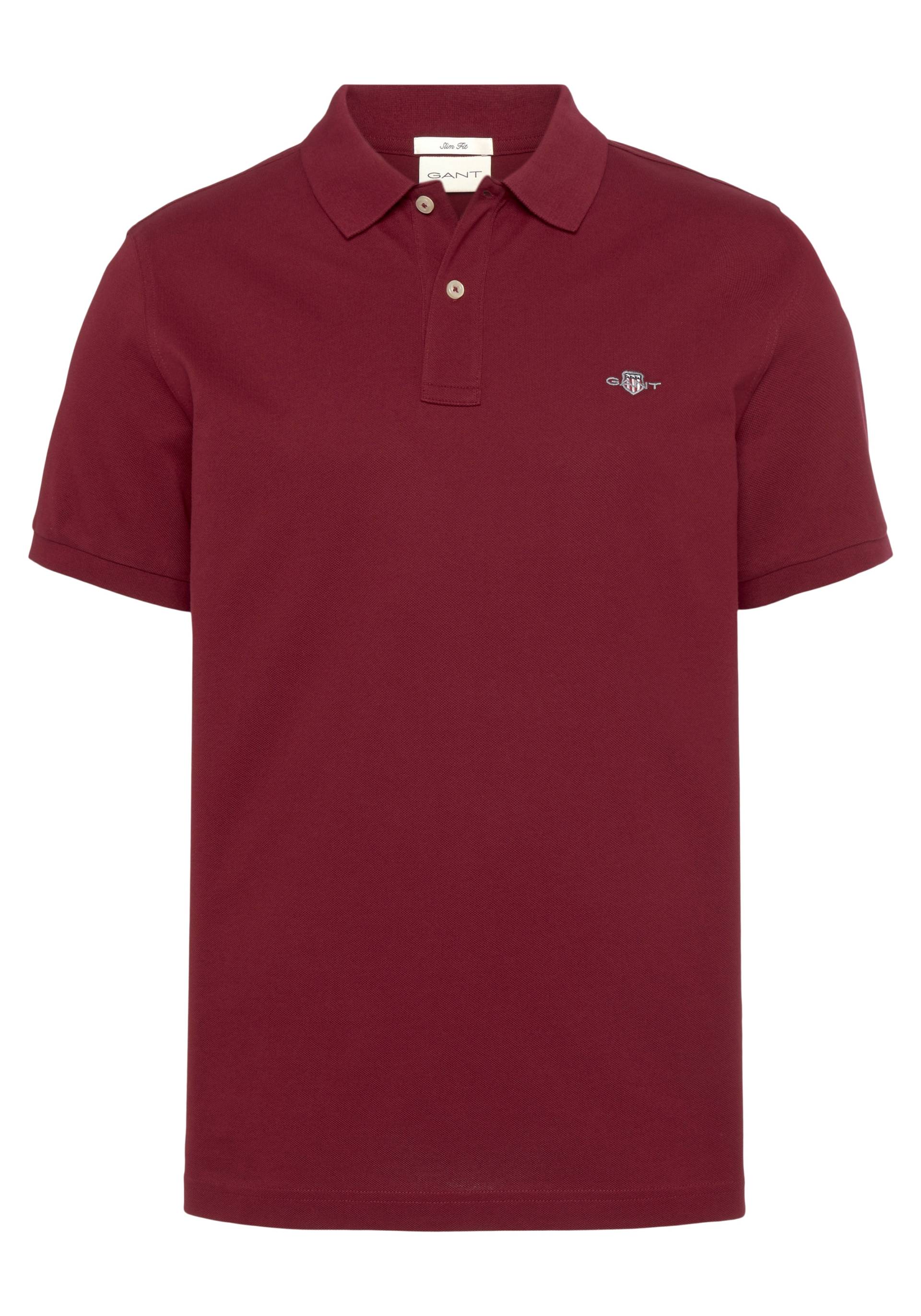 Gant Poloshirt »SLIM ORIGINAL PIQUE SS RUGGER«, mit Logostickerei auf der Brust von Gant