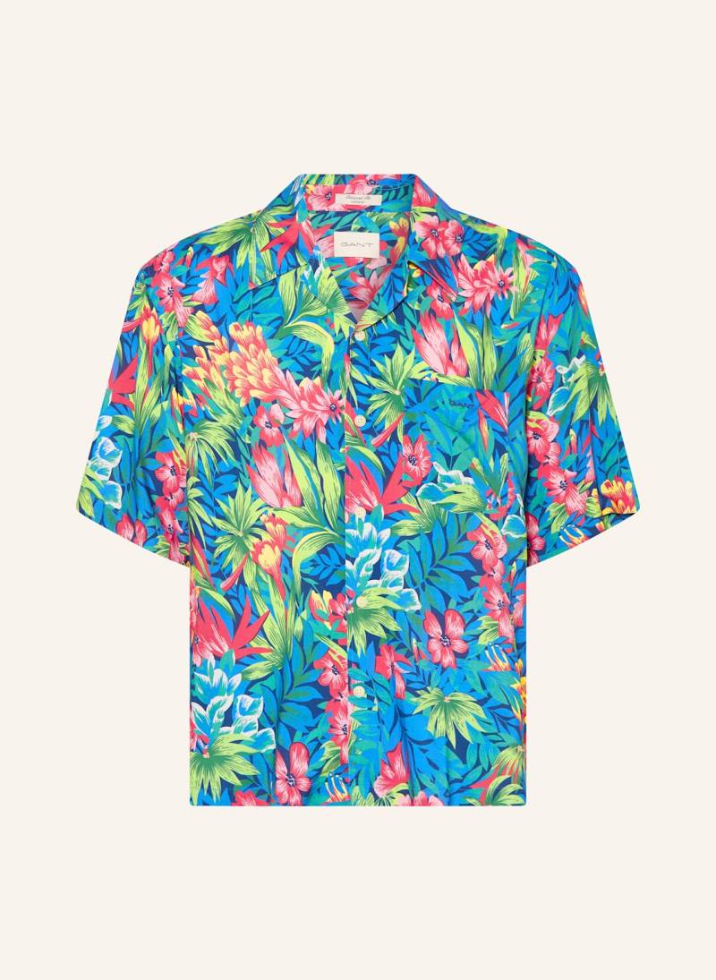 Gant Resorthemd Relaxed Fit blau von Gant