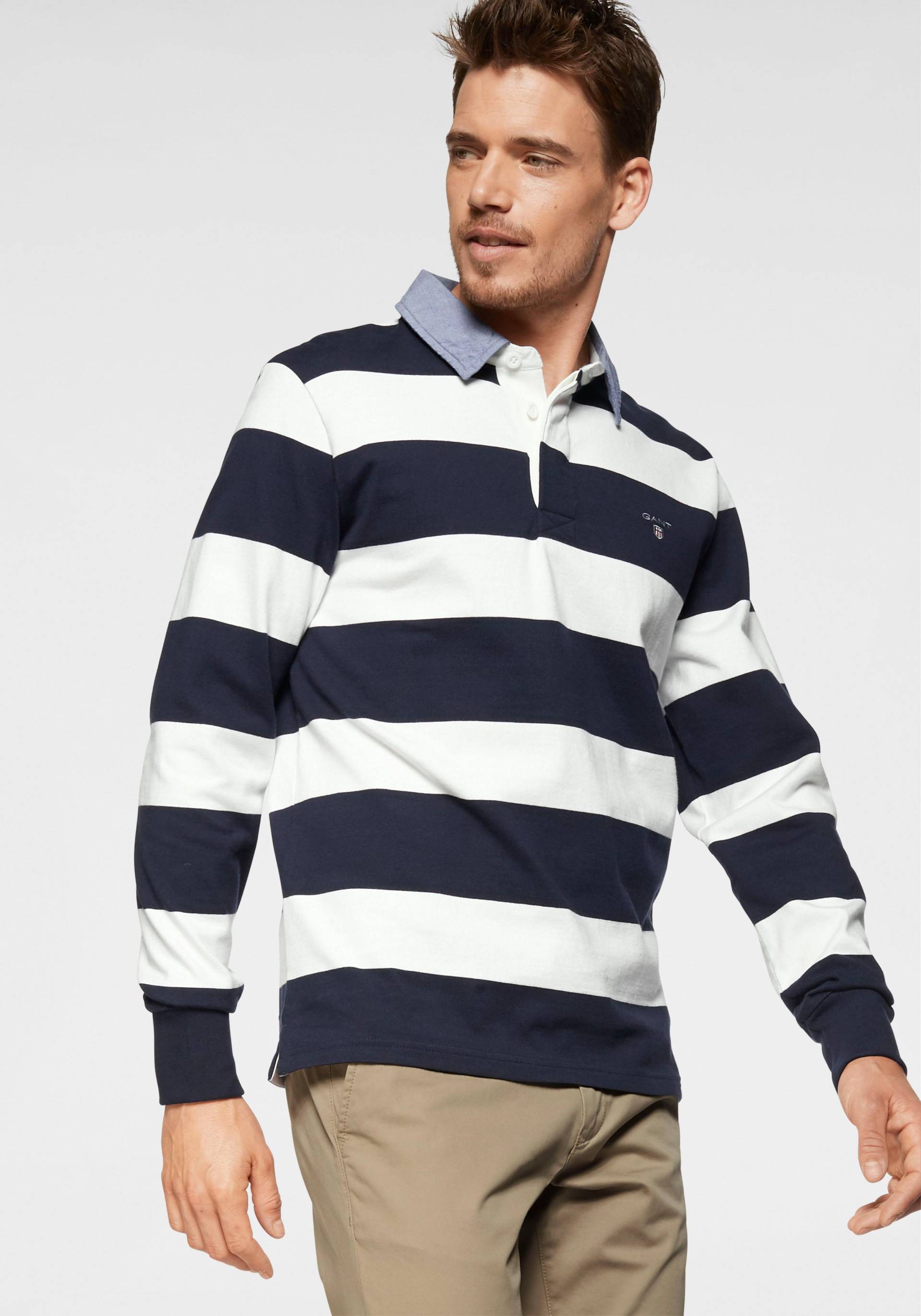 Gant Rugbyshirt »Barstripe Heavy Rugger« von Gant