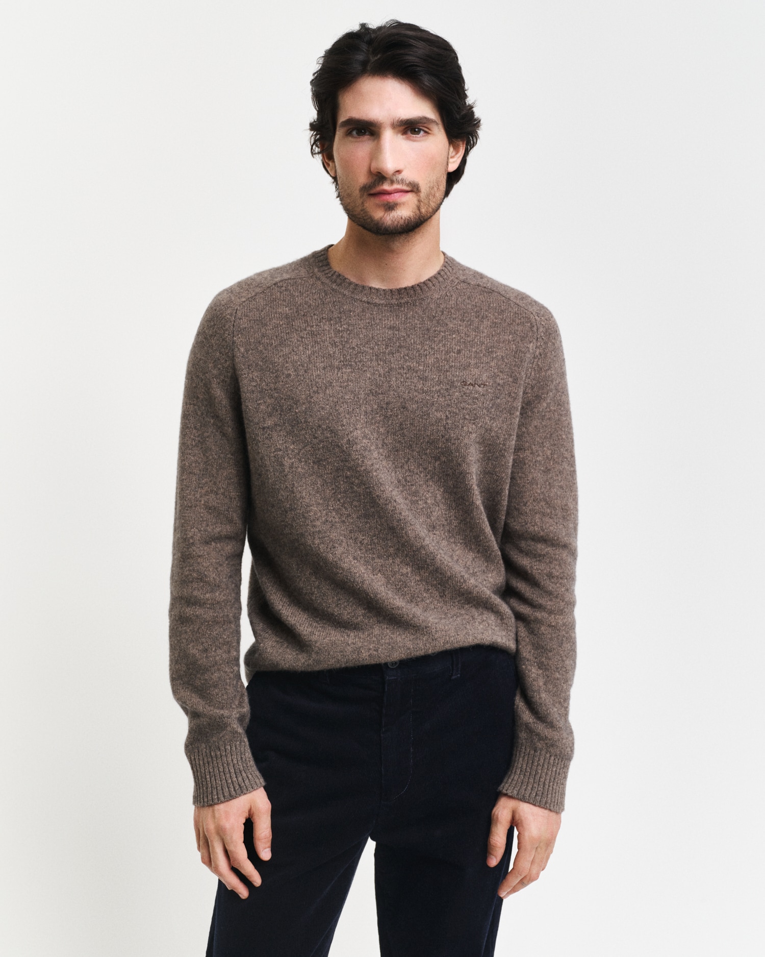 Gant Rundhalspullover »WOOL BLEND C-NECK«, in melierter Optik Gant Rundhalspullover »WOOL BLEND C-NECK«, in melierter Optik von Gant
