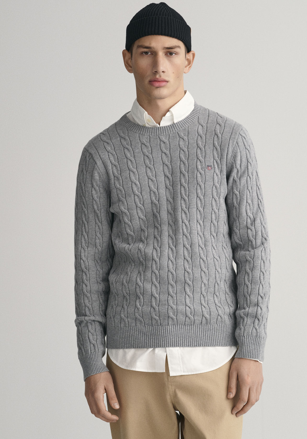 Gant Strickpullover »COTTON CABLE C-NECK« von Gant