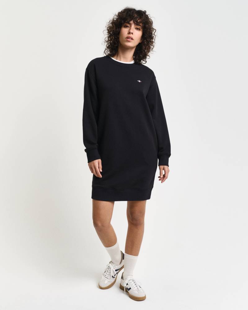 Gant Sweatkleid »SHIELD C-NECK SWEAT DRESS«, Shield Sweatkleid mit Rundhalsausschnitt von Gant
