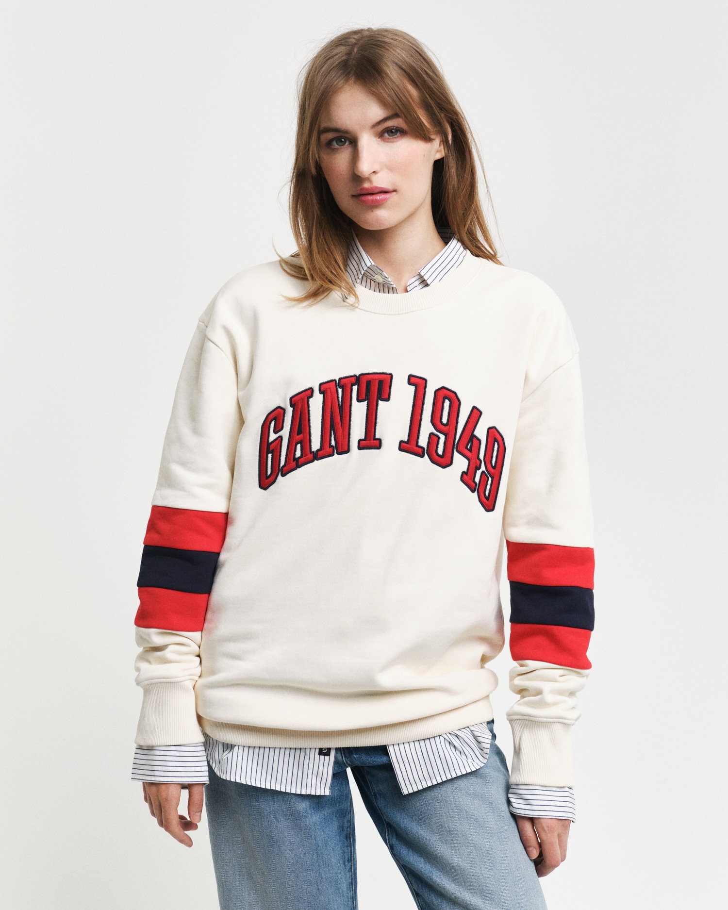 Gant Sweatshirt »COLORBLOCK SLEEVE CNECK«, Color Blocked Details, unisex Gant Sweatshirt »COLORBLOCK SLEEVE CNECK«, Color Blocked Details, unisex von Gant