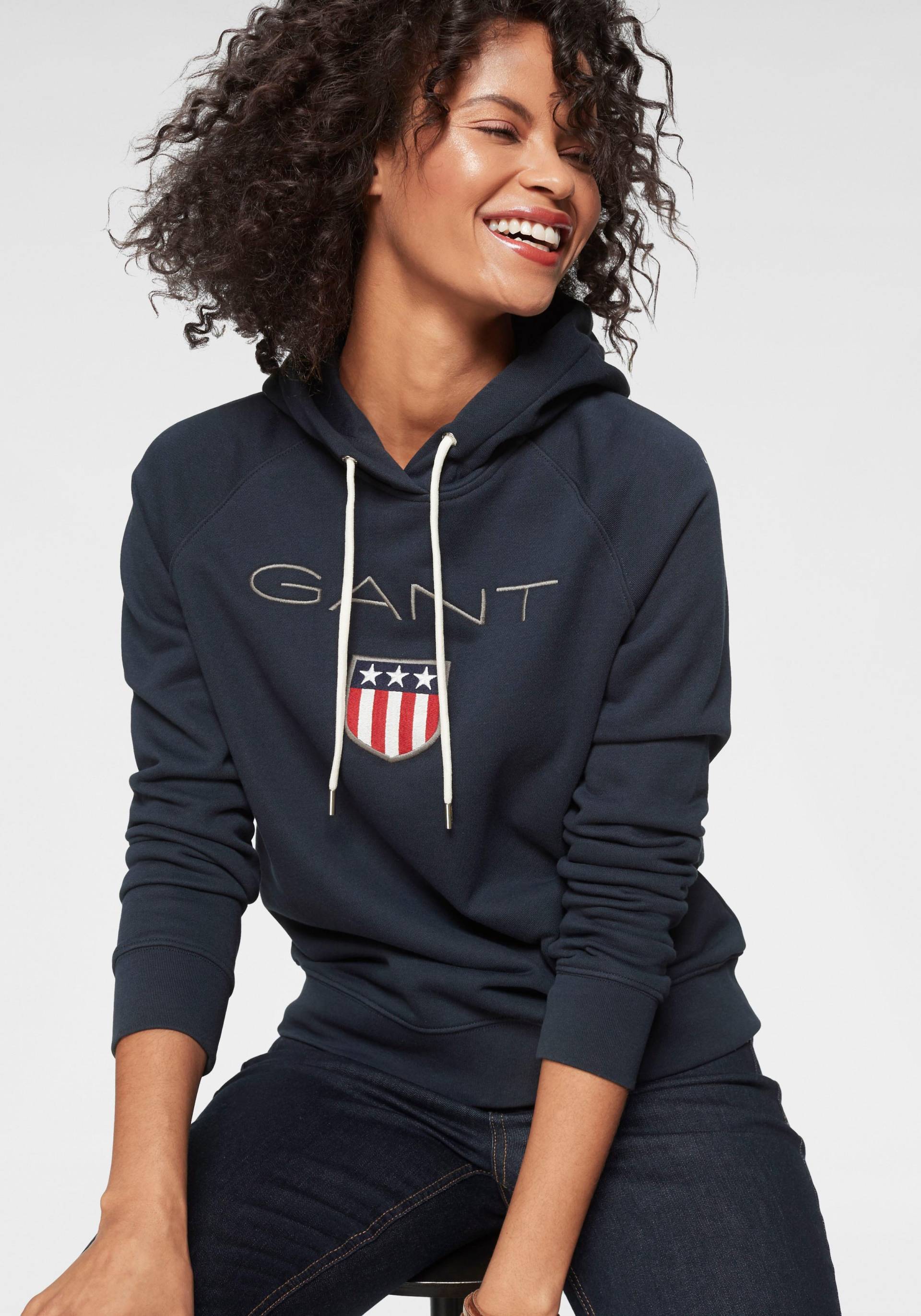 Gant Sweatshirt »GANT SHIELD SWEAT HOODIE« von Gant