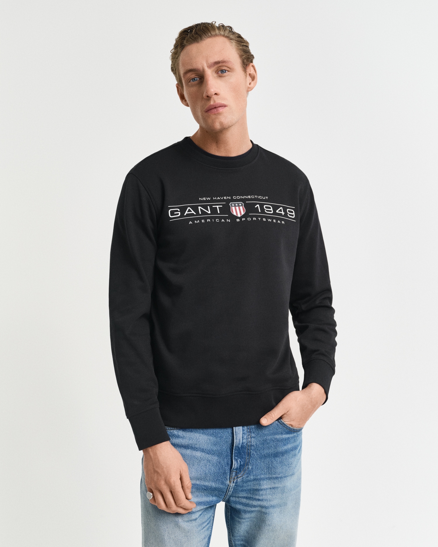 Gant Sweatshirt »GRAPHIC C-NECK SWEAT« von Gant