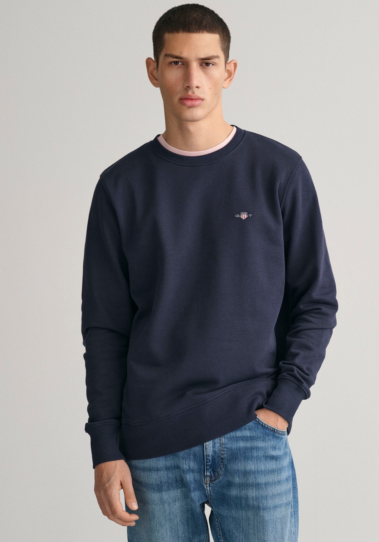 Gant Sweatshirt »REG SHIELD C-NECK SWEAT« von Gant