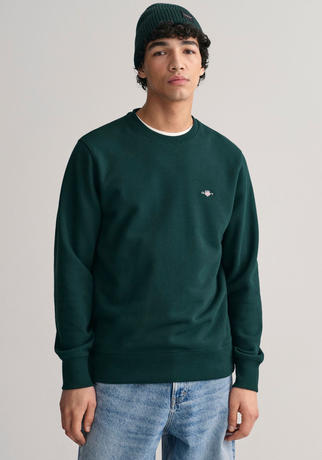 Gant Sweatshirt »REG SHIELD C-NECK SWEAT« von Gant