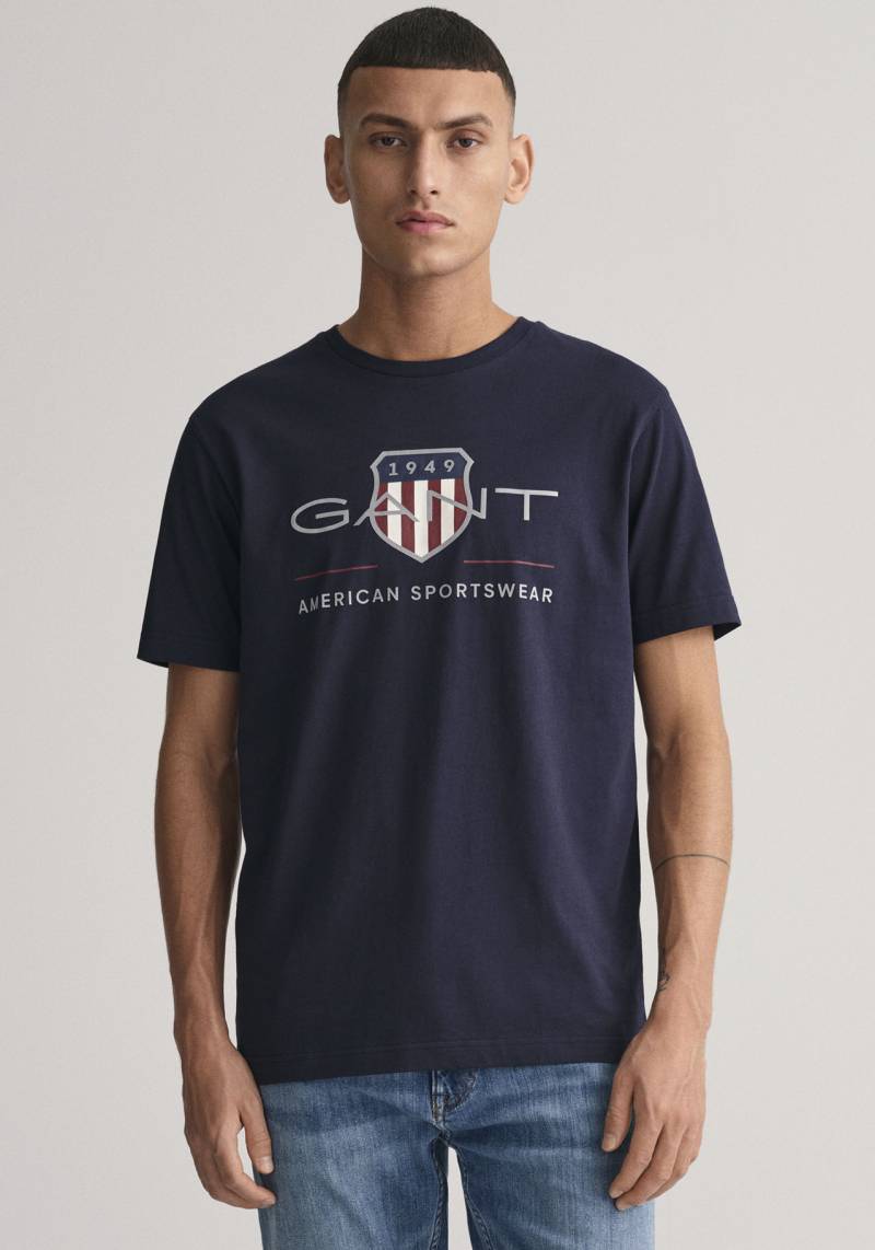 Gant T-Shirt »REG ARCHIVE SHIELD SS T-SHIRT«, mit Logodruck auf der Brust von Gant