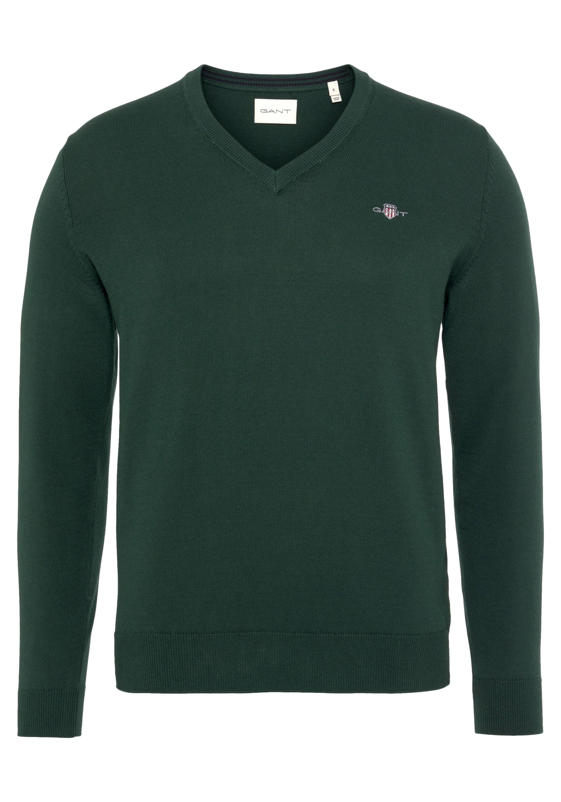 Gant V-Ausschnitt-Pullover »Classic Cotton V-Neck« von Gant