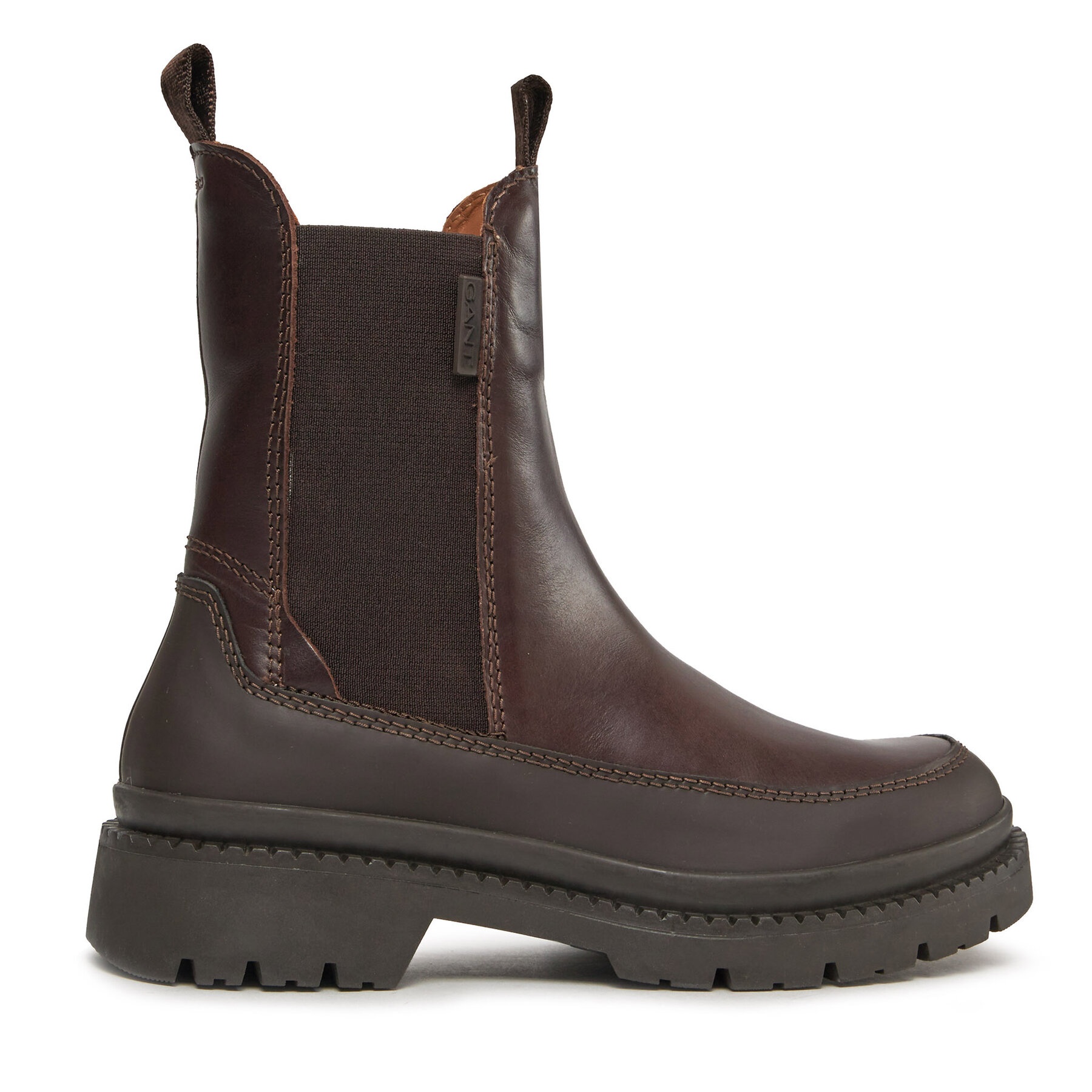 Klassische Stiefeletten Gant Prepnovo Chelsea Boot 27551396 Dark Brown von Gant