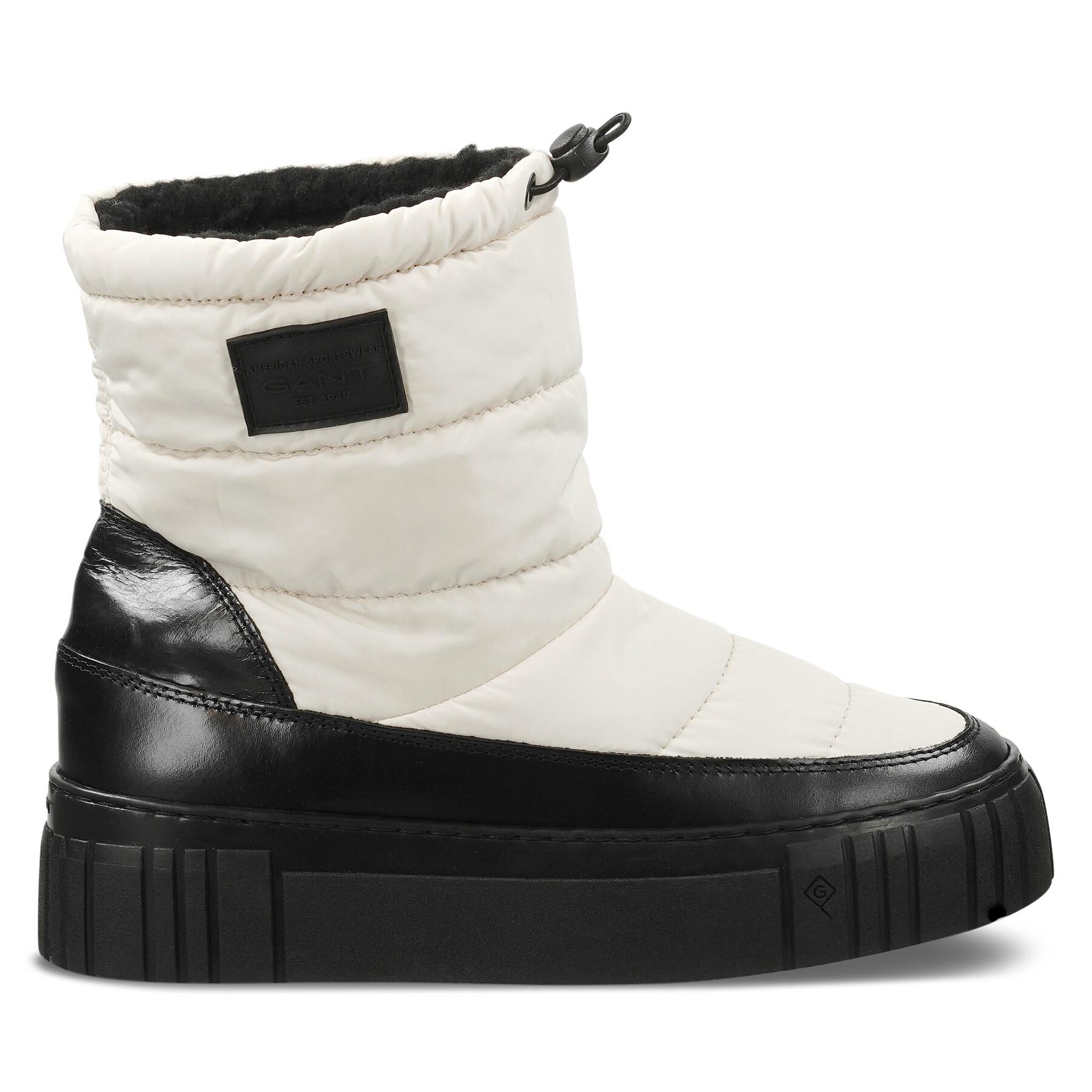 Schneeschuhe Gant Snowmont Mid Boot 27547369 Black/Beige von Gant