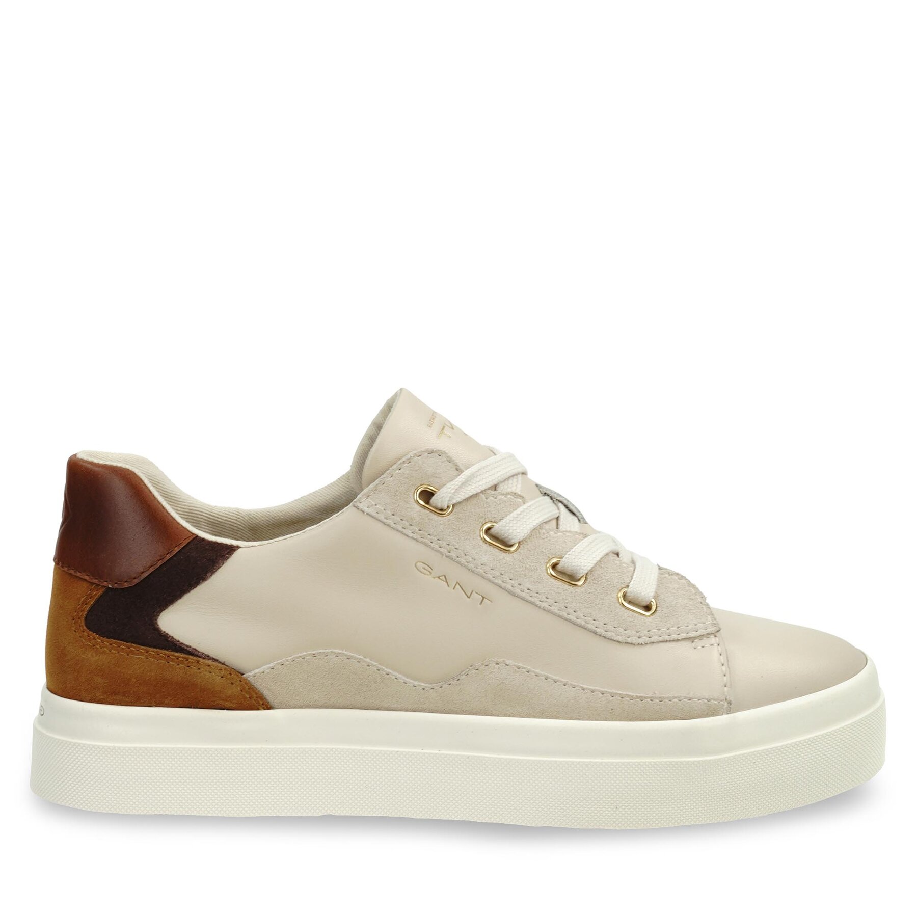 Sneakers Gant Avona Sneaker 27531158 Cream/Brown von Gant