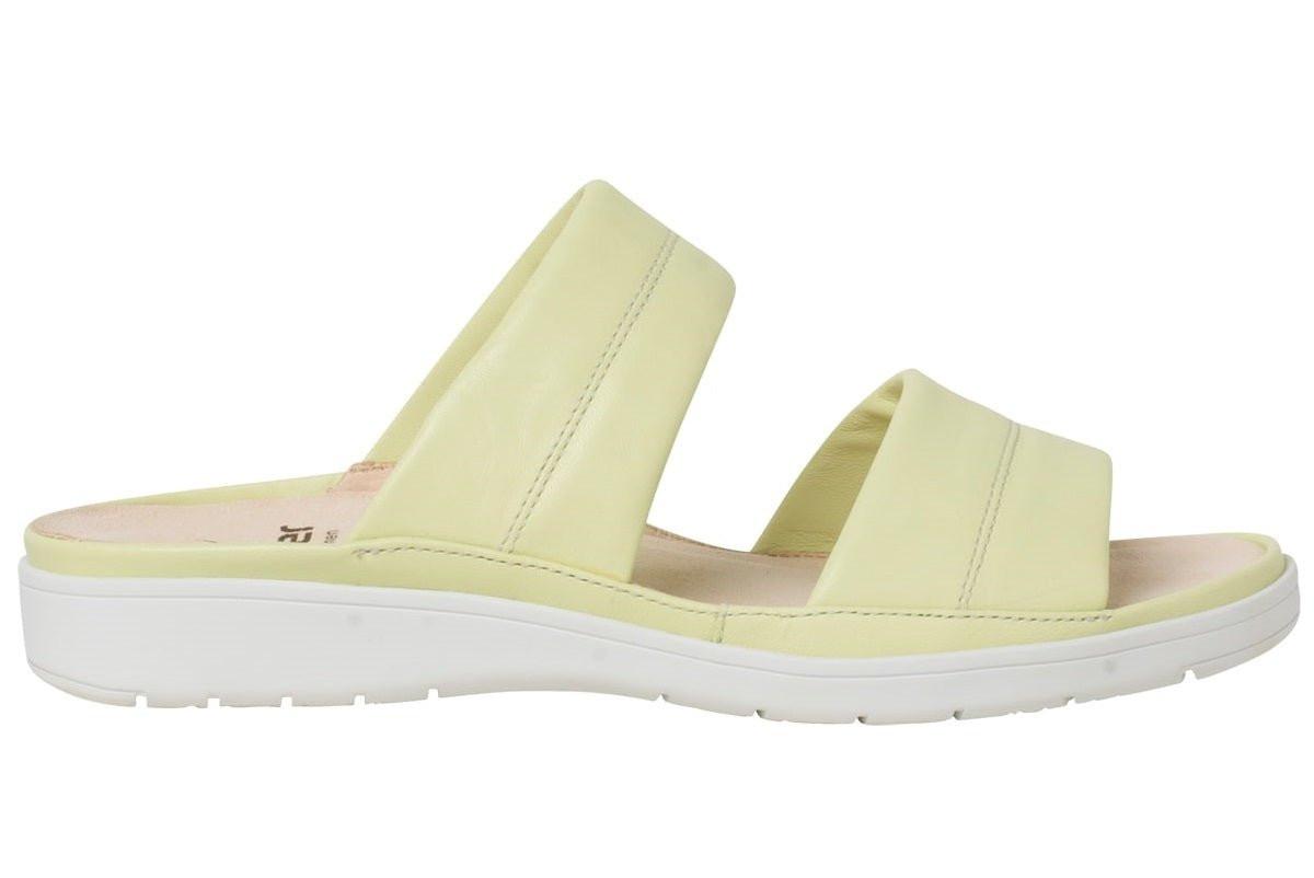 Evi - Leder Sandale Damen Gelb 36 von Ganter