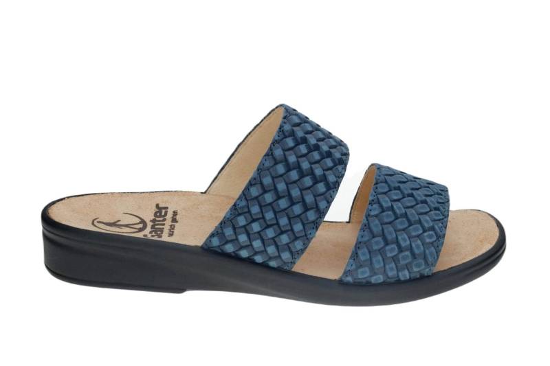 Sonnica - Leder Sandale Damen Blau 40 von Ganter