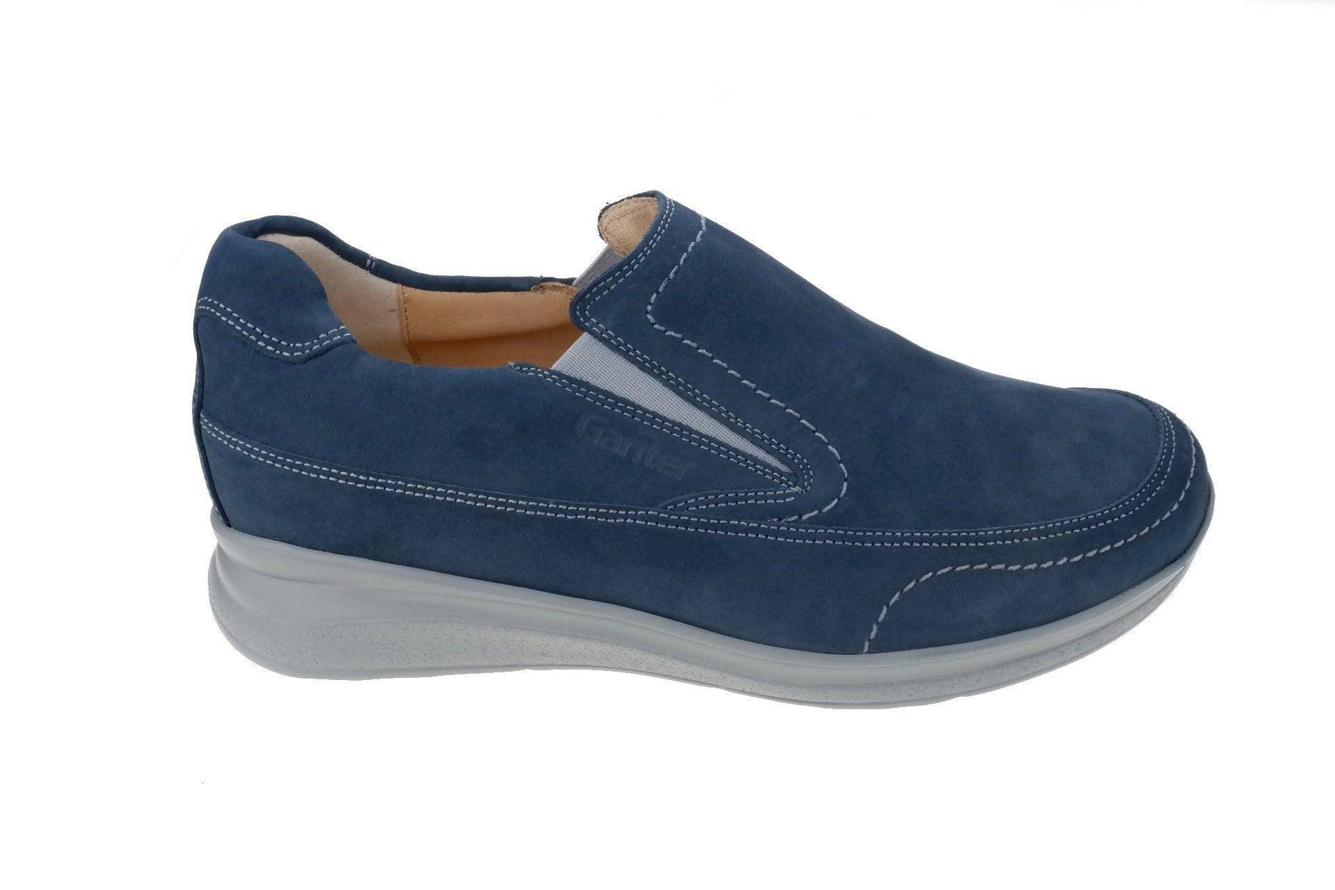 Harald - Nubuk Loafer Herren Blau 39 von Ganter