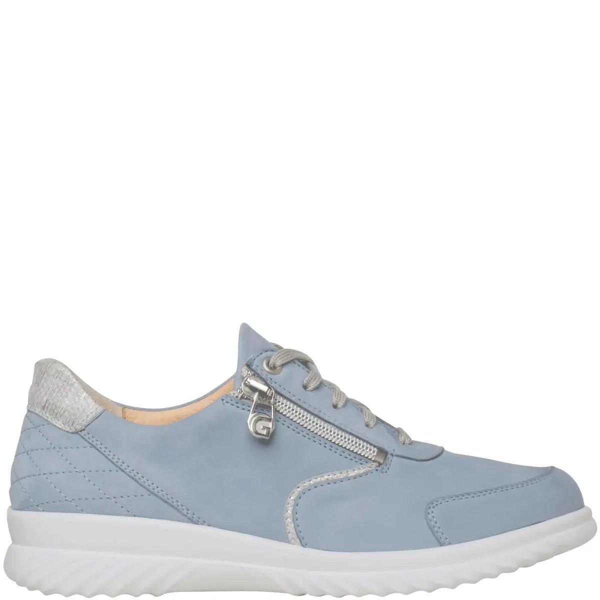 Heike - Nubuk Sneaker Damen Blau 37 von Ganter