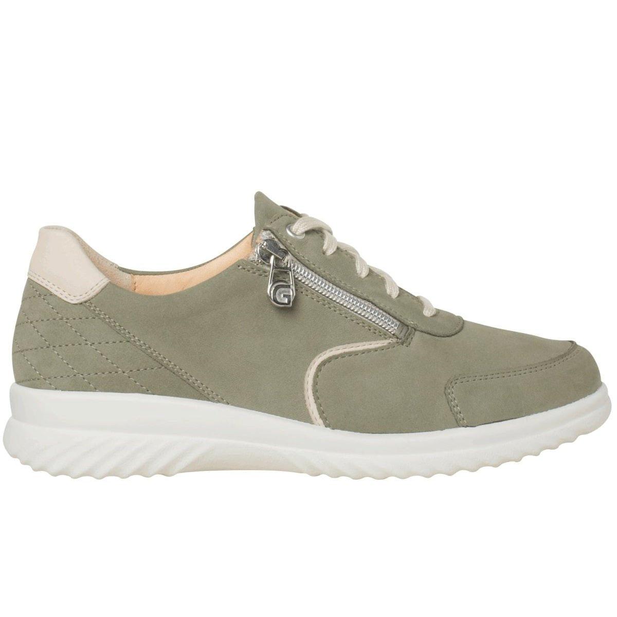 Heike - Nubuk Sneaker Damen Grün 36 von Ganter