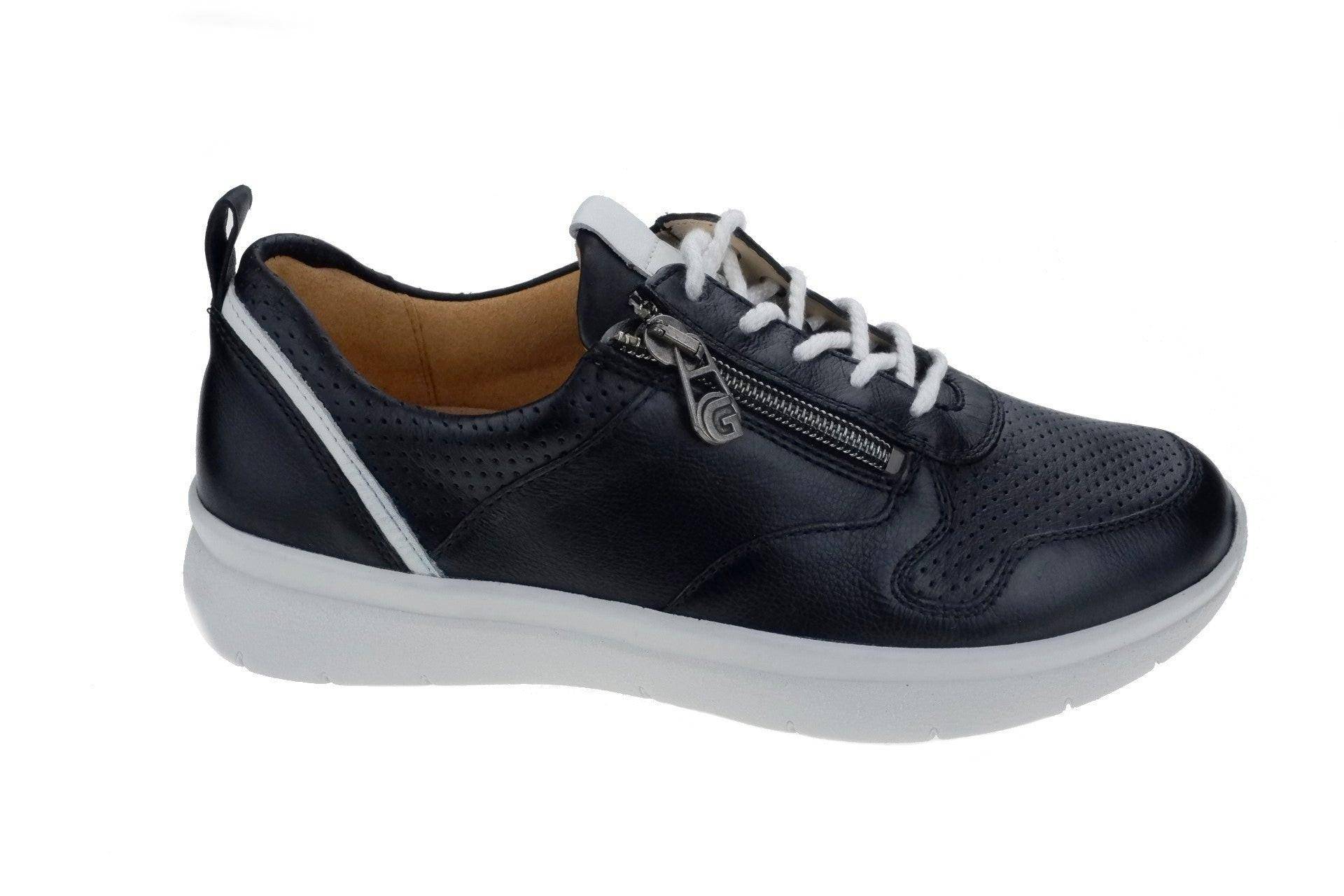 Kira - Leder Sneaker Damen Schwarz 42 von Ganter