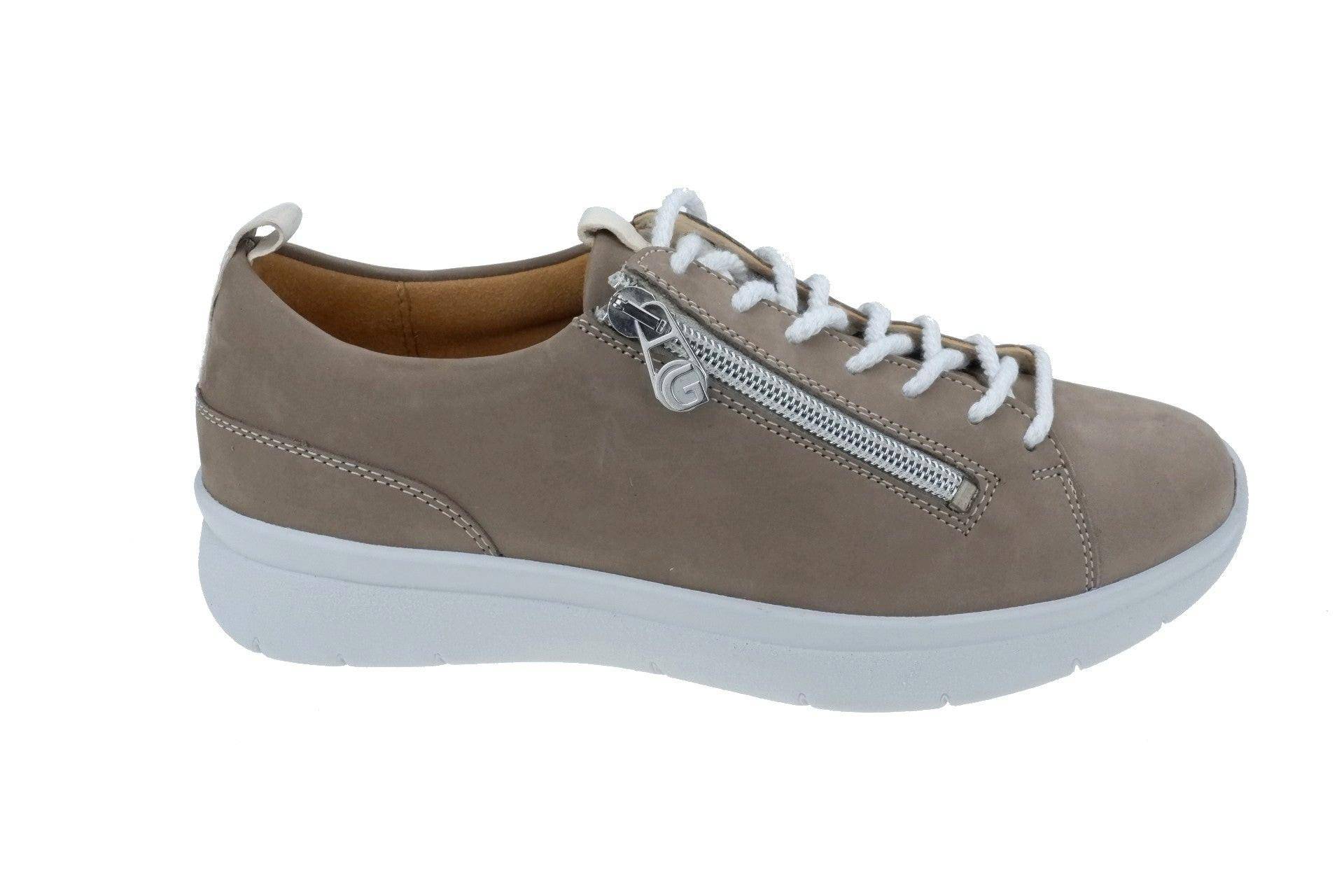 Kira - Nubuk Sneaker Damen Grau 38.5 von Ganter