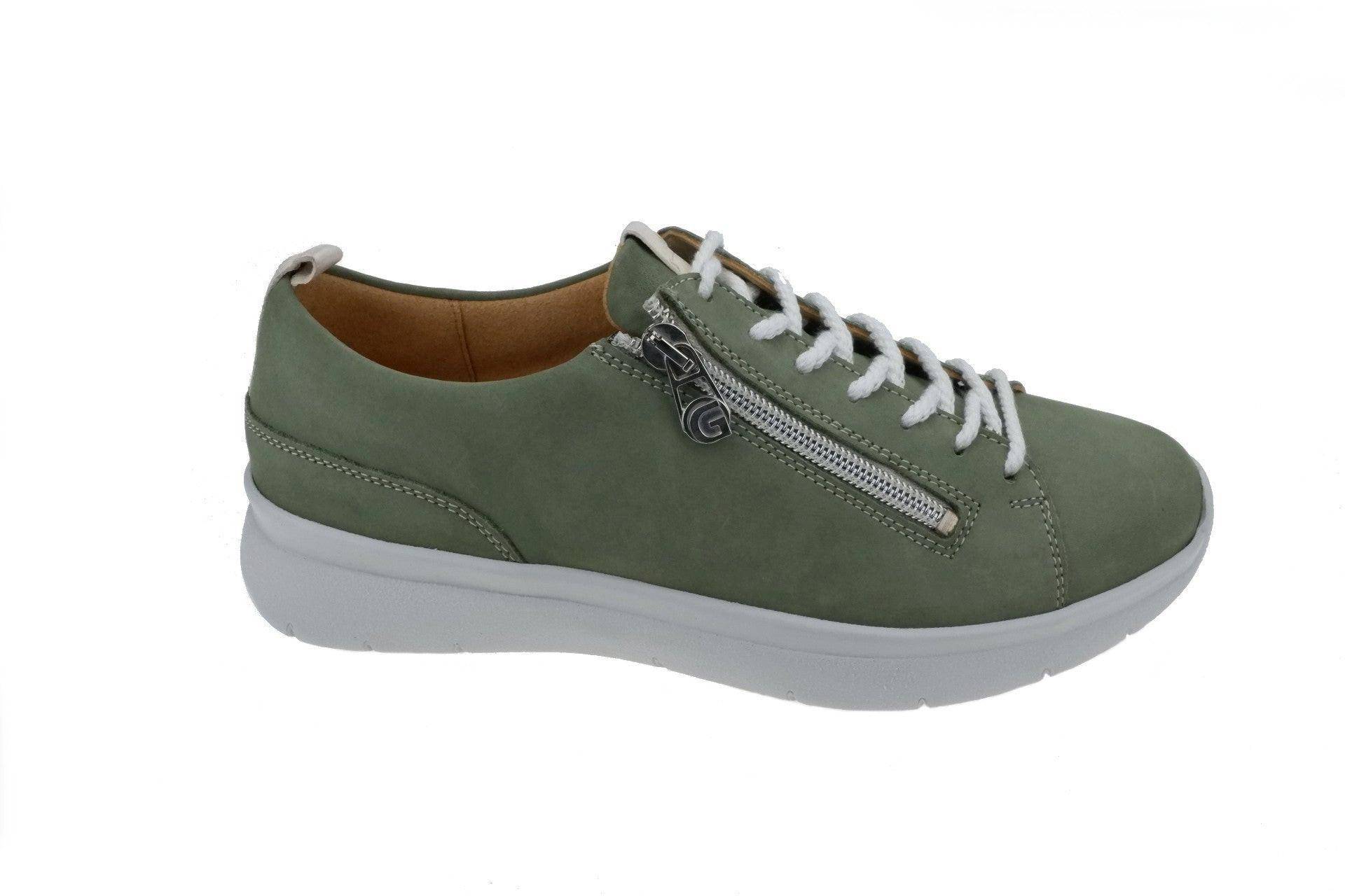 Kira - Nubuk Sneaker Damen Grün 36 von Ganter