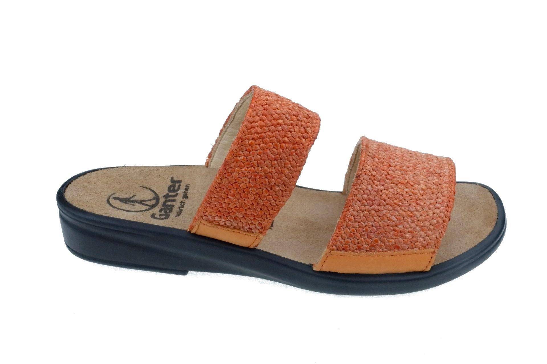 Sonnica - Synthetik Sandale Damen Orange 38 von Ganter