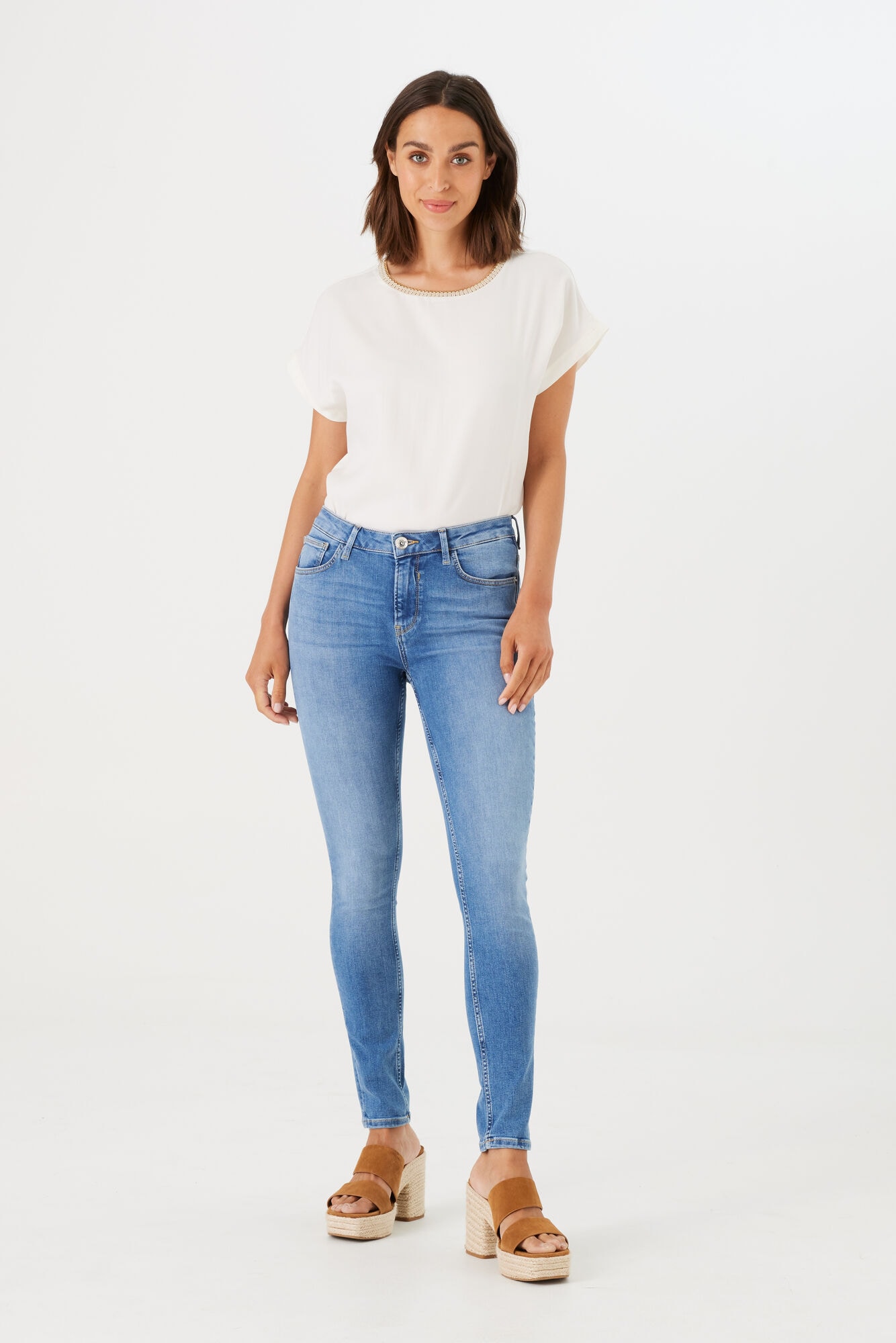 Garcia High-waist-Jeans »Celia superslim« Garcia High-waist-Jeans »Celia superslim« von Garcia