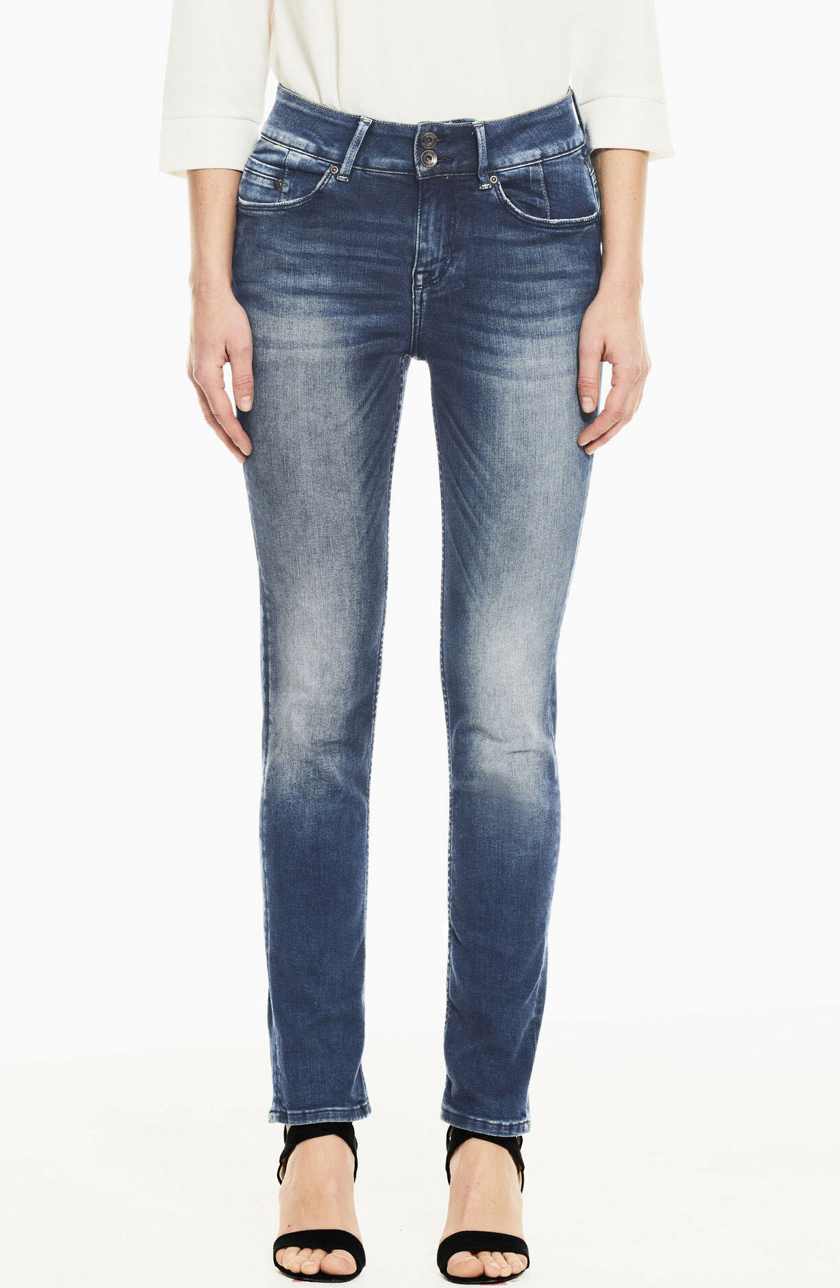 Garcia Slim-fit-Jeans »Caro slim curved«