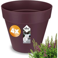 Blumentopf 4er-Set Maulbeere Matt 25x22cm 5,5L von Gardebruk®