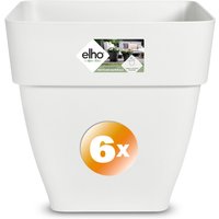 Blumentopf 6er-Set Weiß 36x36x35cm 30L von Gardebruk®