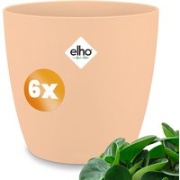 Blumentopf Brussels 6er-Set Pfirsich 18x17cm 3,3L von Gardebruk®