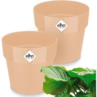 Blumentopf Pfirsich 2er-Set 14x13cm 1,3L von Gardebruk®
