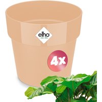 Blumentopf Pfirsich 4er-Set 14x13cm 1,3L von Gardebruk®