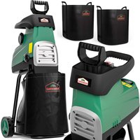 Leisehäcksler 3100W mit 2 Sammelbeuteln je 60L von Gardebruk®