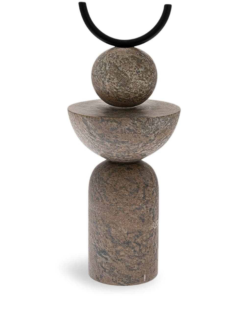 Gardeco Constantin Totem 1 stone sculpture - Neutrals von Gardeco