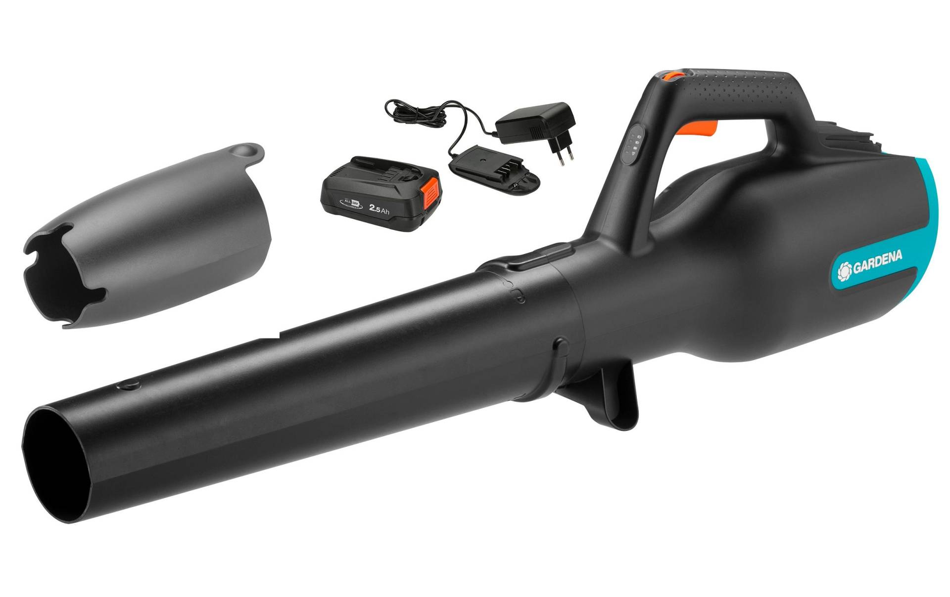 GARDENA Akku-Laubbläser »Gardena Akku-Bläser PowerJet 18 V«, Mit Akku/Ladegerät GARDENA Akku-Laubbläser »Gardena Akku-Bläser PowerJet 18 V«, Mit Akku/Ladegerät von Gardena