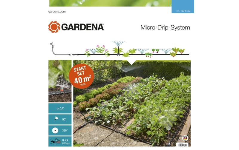 GARDENA Bewässerungssystem »Start-Set 13015 Micro-Drip-System Pflanzflächen« von Gardena