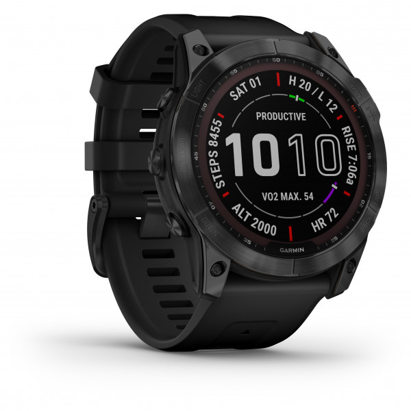 Garmin - Fenix 7X Sapphire Solar - Multifunktionsuhr schwarz Garmin - Fenix 7X Sapphire Solar - Multifunktionsuhr schwarz von Garmin