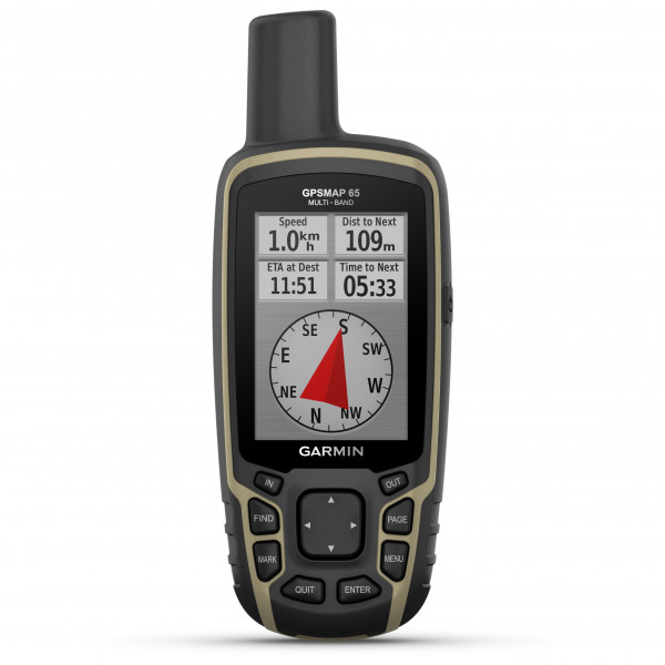Garmin - GPSMAP 65 - GPS-Gerät schwarz/ beige von Garmin
