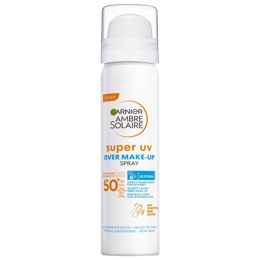 Garnier Ambre Solaire Garnier Ambre Solaire SUPER UV OVER MAKE-UP SPRAY MIT LICHTSCHUTZFAKTOR 50 sonnencreme 75.0 ml Garnier Ambre Solaire Garnier Ambre Solaire SUPER UV OVER MAKE-UP SPRAY MIT LICHTSCHUTZFAKTOR 50 sonnencreme 75.0 ml von Garnier