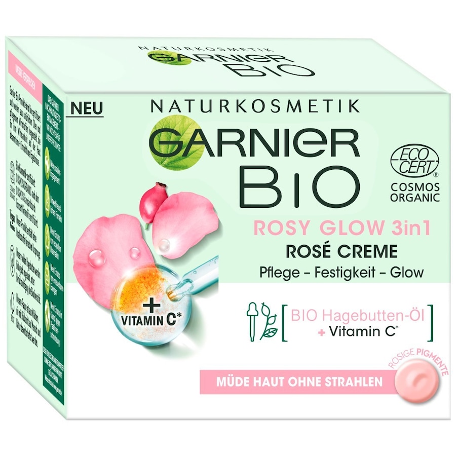 Garnier Bio Garnier Bio Rosy Glow 3in1 Rosé Creme tagescreme 50.0 ml von Garnier